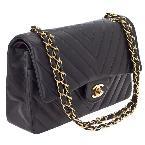 chanel like a chevron flap bag|chanel full flap bag.